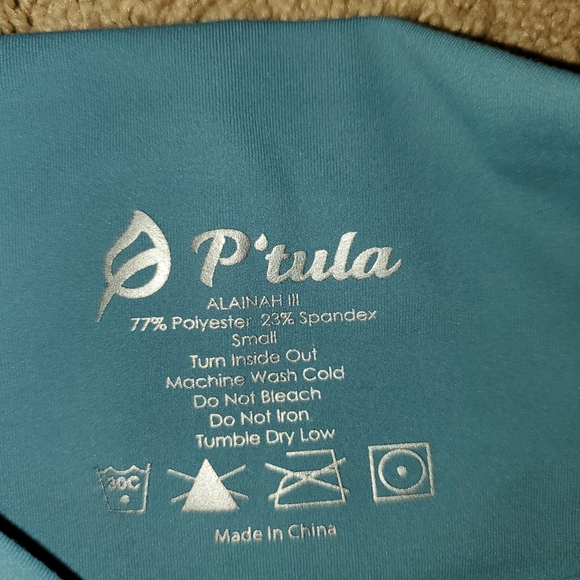Ptula Alainah Pocket Legging: 23" - Marina Blue, S - Picture 4 of 4